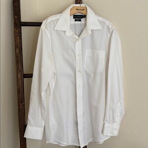 Ralph Lauren Slim Fit Non Iron Men’s White Button Down